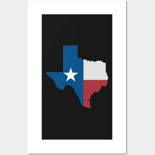 Texas map flag. Graphic Design Posters and Art